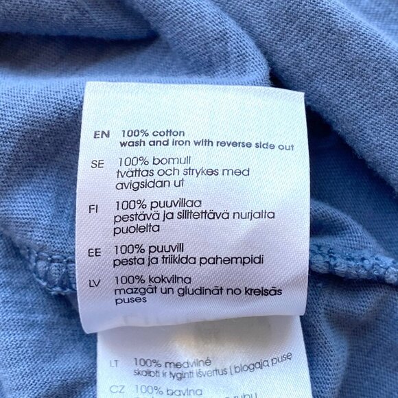 Lindex Girls Unicorn Tee Size 12-14 Blue "This Is My Universe" - Picture 6 of 11